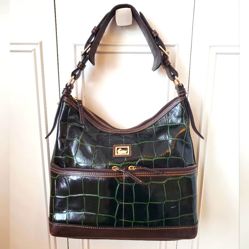 Dooney & Bourke Dark Green Crocodile Leather Purse | USED but loved 💕